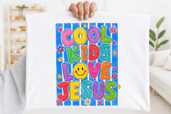 Cool Kids Love Jesus PNG: A Faith-Inspired Design for Modern Projects