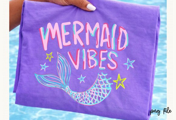 Cute Mermaid Vibes SVG Quote T-Shirt Des: A Designer's Take