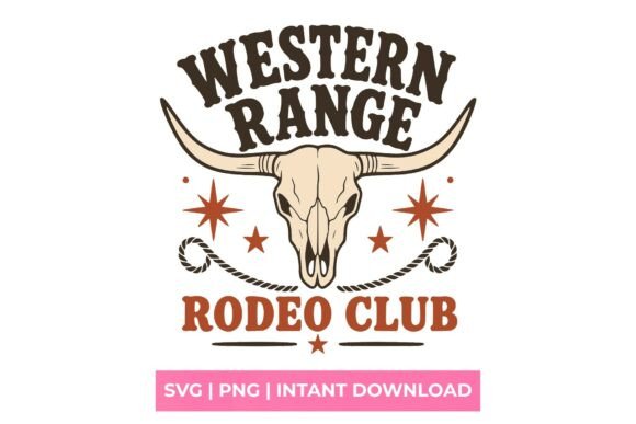 Embrace the Spirit of the West with the Western Range Rodeo Club SVG