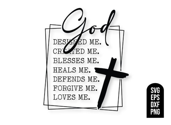 Infuse Faith Into Your Designs with God SVG, Christian SVG