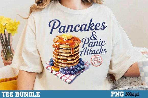 Pancakes and Panic Attacks PNG: When Anxiety Meets Design