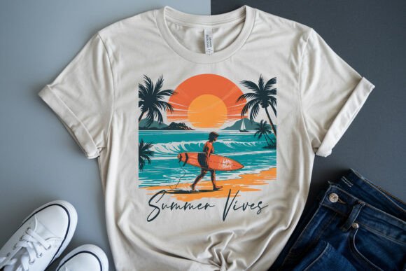 Retro Vintage Summer Vibes Shirt PNG: Capture Endless Summer